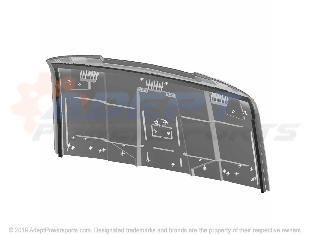 Polaris 2637005-070 Asm-Roof, Front, Zs, Crew, Blk