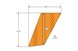 Polaris 7300049 Decal-Reflector, Amber, Lh