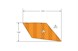 Polaris 7300162 Decal-Reflector, Amber, Lh