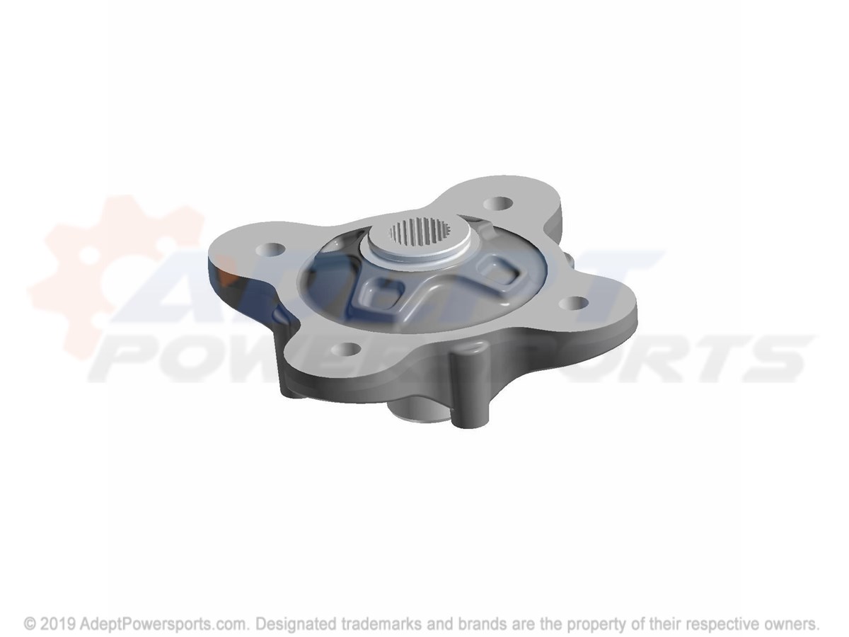 Polaris 5142964-067 Hub-Wheel, Mach, Blk