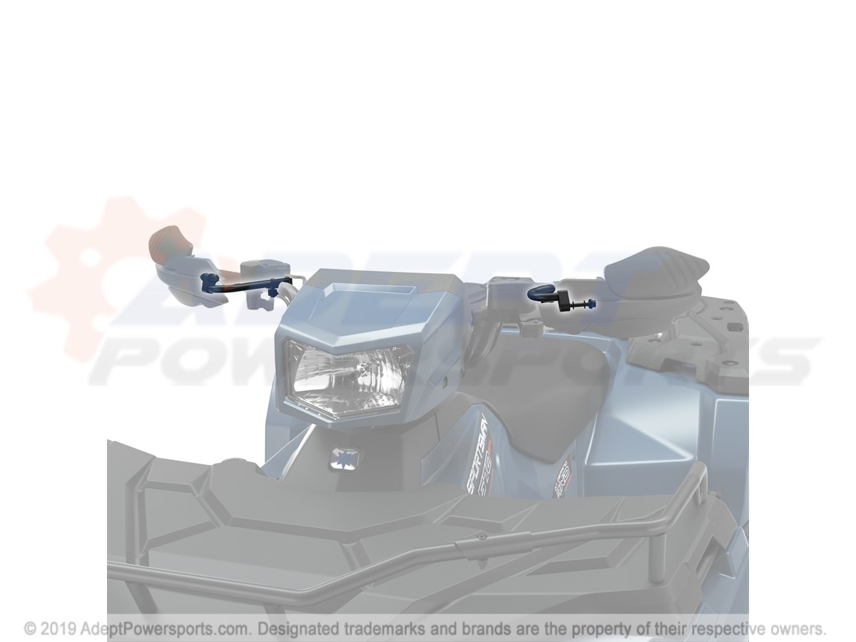 Polaris 2889341 Kit, Handguard, Mount, Jj, Hb, Atv